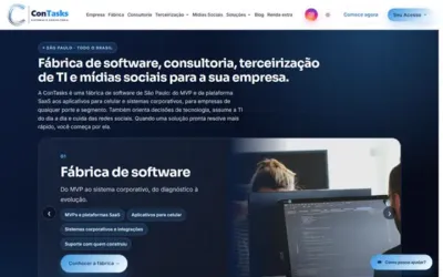 Página do projeto ConTasks