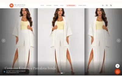 Página do projeto Maressa Moda Feminina